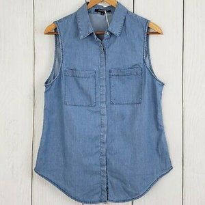 Velvet Heart Denim Blouse